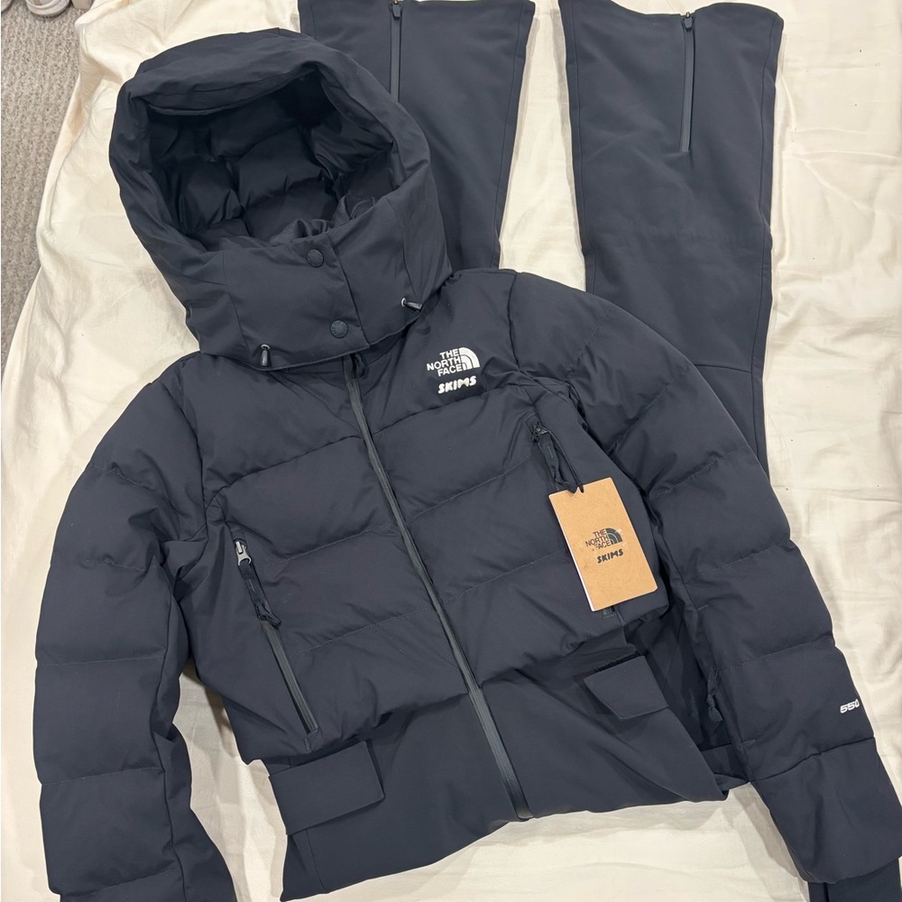NORTHFACE x SKIMS ski one piece jumpsuit 550 size medium in black
